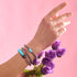 Plum | .925 Sterling Silver | Glowing Gradient Hearts Bracelet